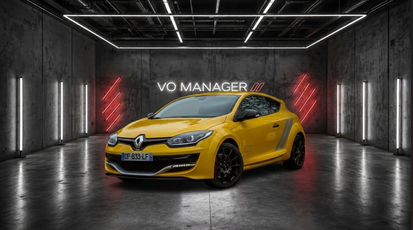 Après — Véhicule en showroom premium généré par l'IA